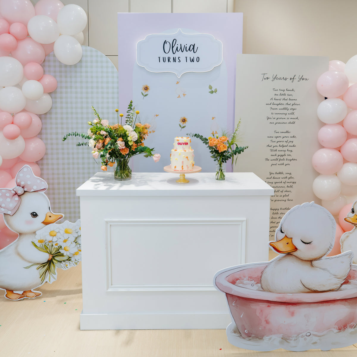 White Dessert Table
